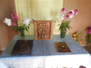 Икона св. Архистратига Михаила пожертвованная дачником